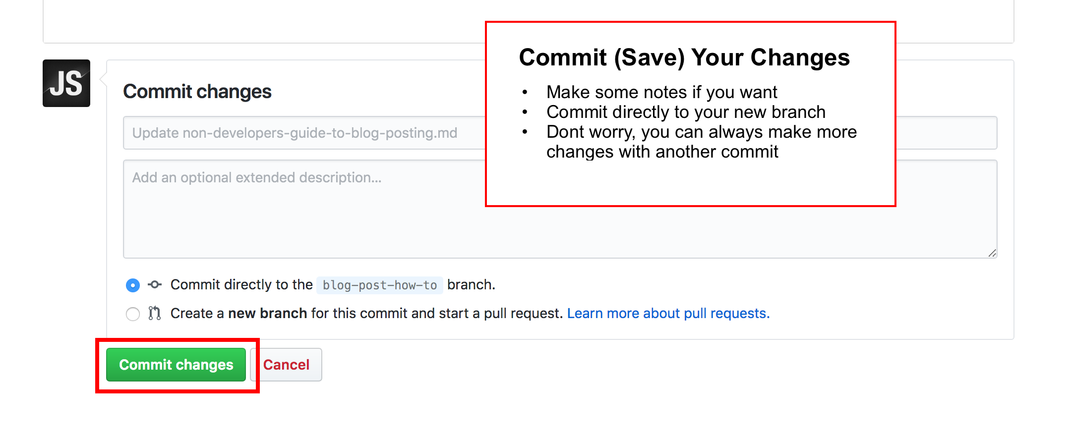 Commit Your File