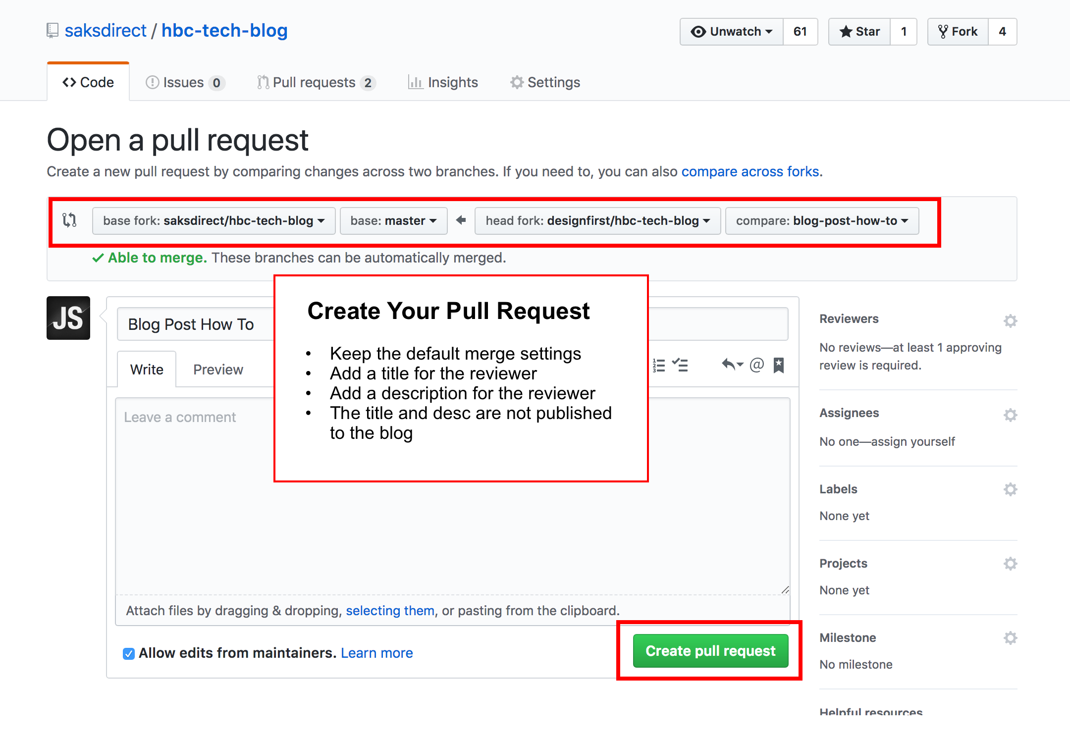 Create Your Pull Request
